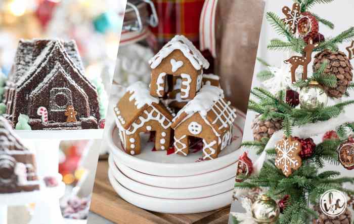 Gingerbread christmas decoration ideas