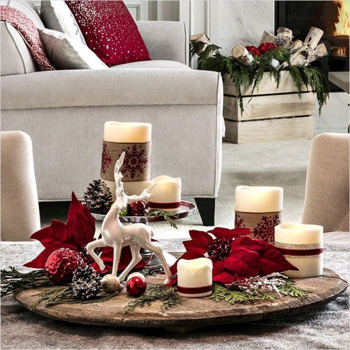 Christmas coffee table decoration