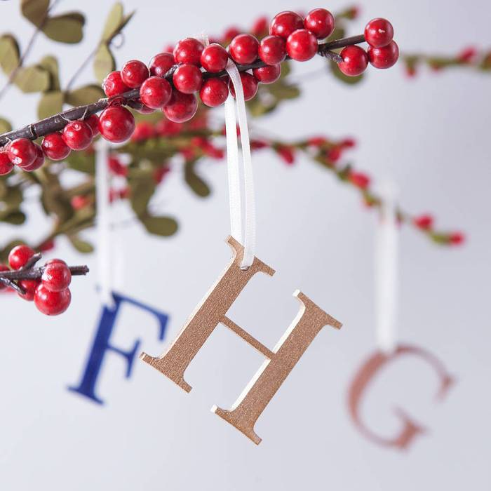 Letter A Christmas Decoration Ideas